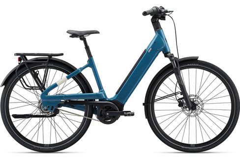 liv allure e+ damesfiets grayish blue